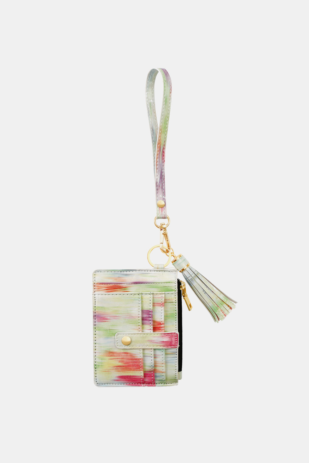 Printed Tassel Keychain with Wallet