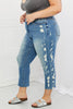 Laila Full Size Straight Leg Distressed Jeans