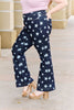 Janelle Full Size High Waist Star Print Flare Jeans