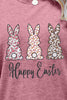 HAPPY EASTER Graphic Short Sleeve Tee