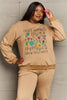 Simply Love Full Size CREATE HAPPINESS  GROW POSITIVITY Graphic Sweatshirt