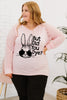 Plus Size BUT DID YOU DYE Graphic Easter Tee