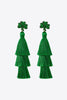 Shamrock Earrings with Tassel