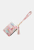 Printed Tassel Keychain with Wallet