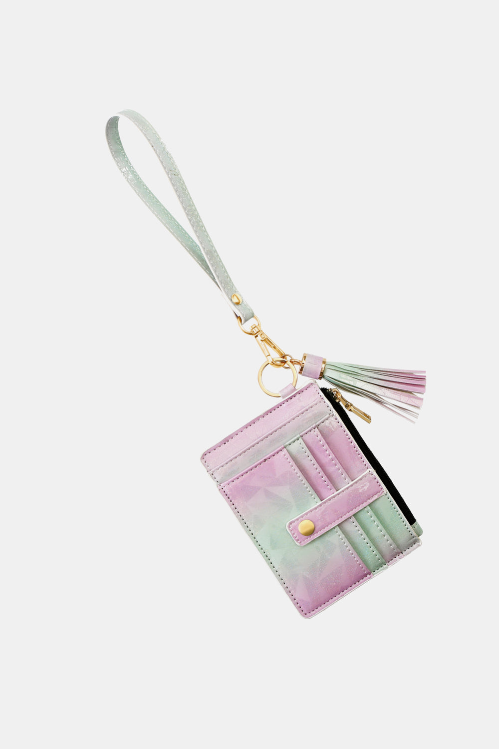 Printed Tassel Keychain with Wallet