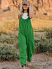 Full Size Sleeveless V-Neck Pocketed Jumpsuit