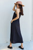 The Good Energy Full Size Cami Side Slit Maxi Dress