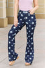 Janelle Full Size High Waist Star Print Flare Jeans