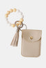 Bead Wristlet Key Chain with Wallet