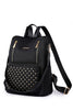 Zipper Pocket Beaded Backpack