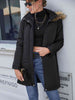 Double Take Faux Fur Trim Hooded Puffer Jacket