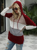 Color Block Hooded Sweater