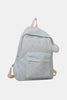 Printed Polyester Large Backpack (Fluffy Ball Included)