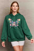 Simply Love Simply Love Full Size Floral Butterfly Graphic Hoodie